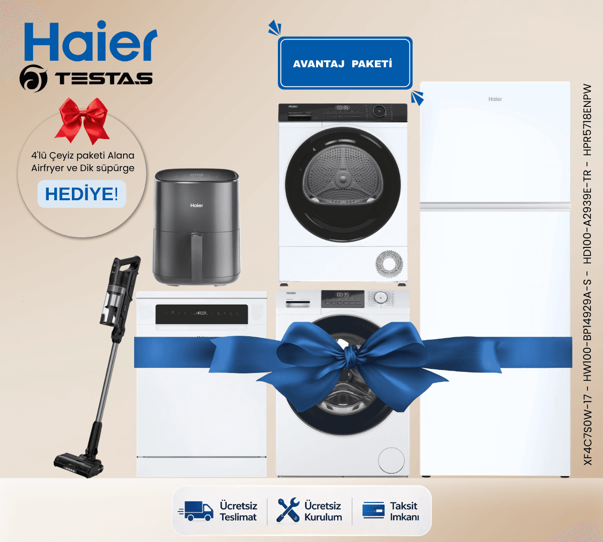 Haier 4’lü Avantaj Çeyiz Seti
